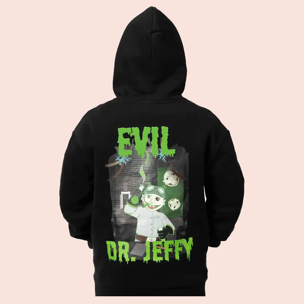 SuperMarioLogan Evil Dr. Jeffy Hoodie SuperMarioLogan Merch Cool Gift For Boyfriend SuperMarioLogan Evil Dr. Jeffy Hoodie SuperMarioLogan Merch Cool Gift For Boyfriend - Image 1