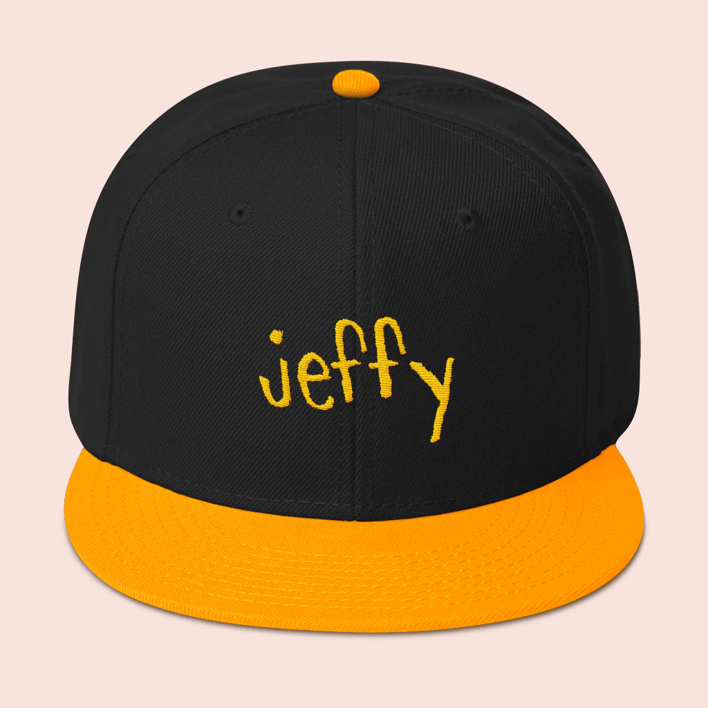 SuperMarioLogan Jeffy Snapback Hat Youtuber Fan Merch SuperMarioLogan Lover Gift