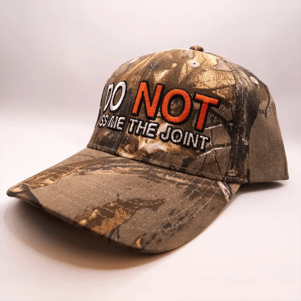 Supermega Merch Camo Anti-Drug Hat Do Not Pass Me The Joint Embroidered Hat Gifts For Dad -WearandDecor
