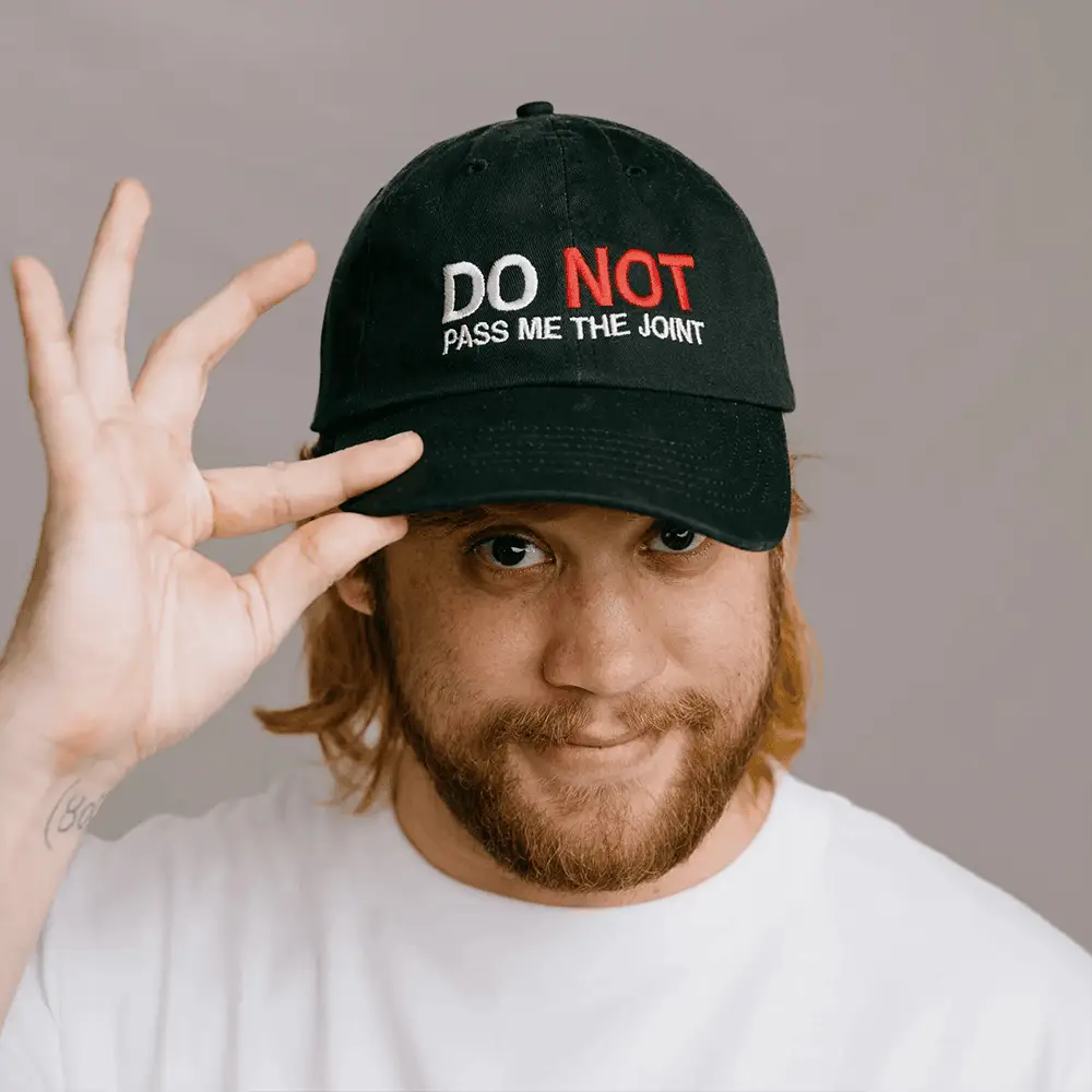 SuperMega Merch Embroidered Do Not Pass Me The Joint Hat Top Father's Day Gifts -WearandDecor