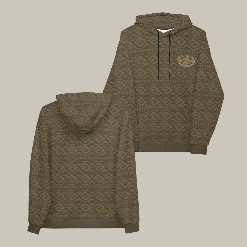 Survivor Brown Tribal Hoodie Paramount Apparel Survivor Lover Gift For Her