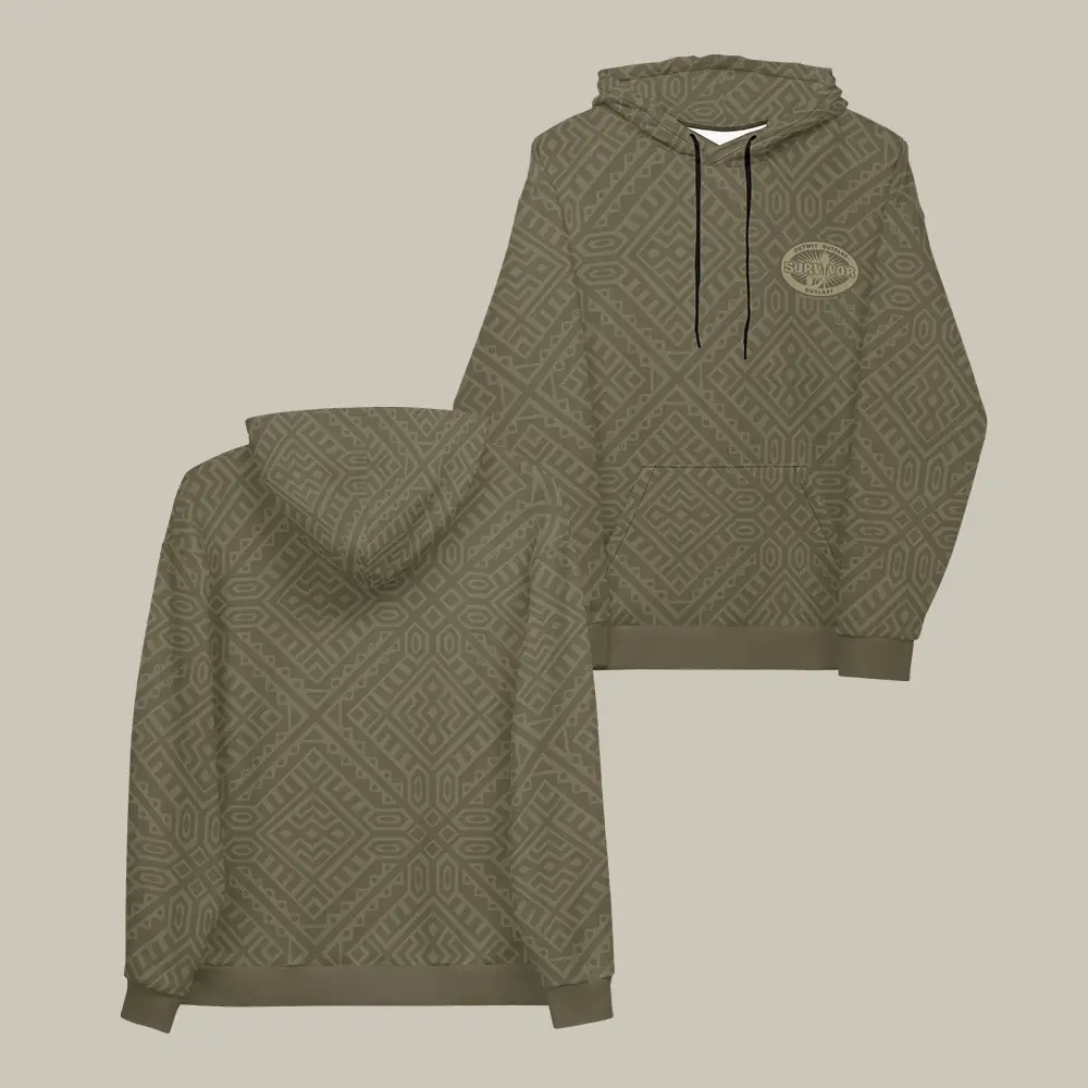 Survivor Green Tribal Hoodie Paramount Apparel Present Idea For Reality TV Show Lovers