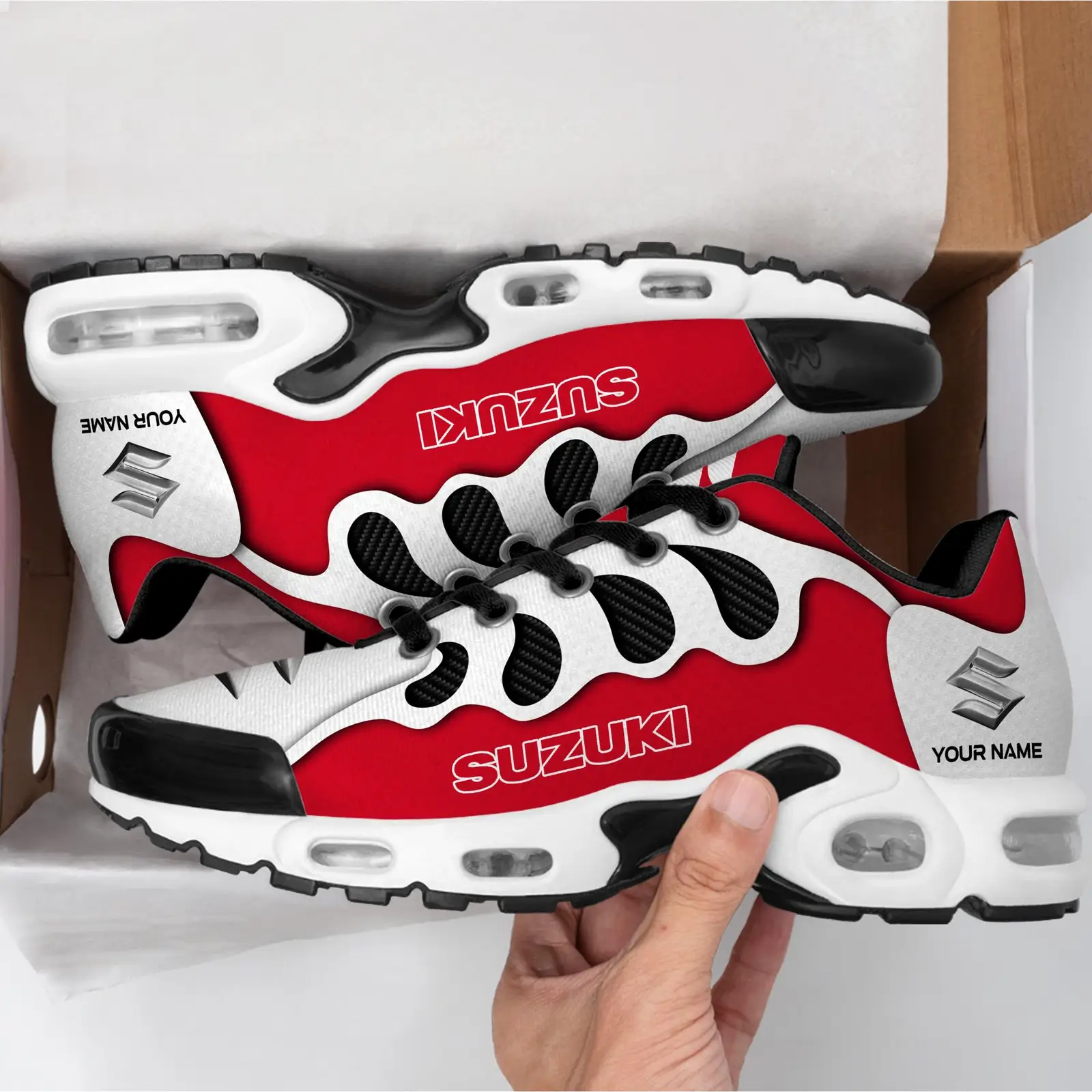 Suzuki Motors Air Max Plus Shoes Sneakers For Men And Women