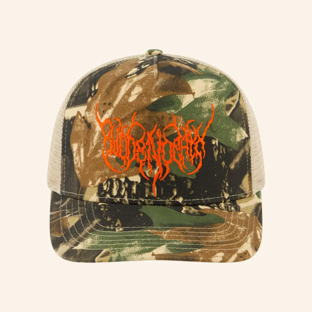 Svdden Death Merch Svdden Death Camo Trucker Hat Gifts For Father -WearandDecor