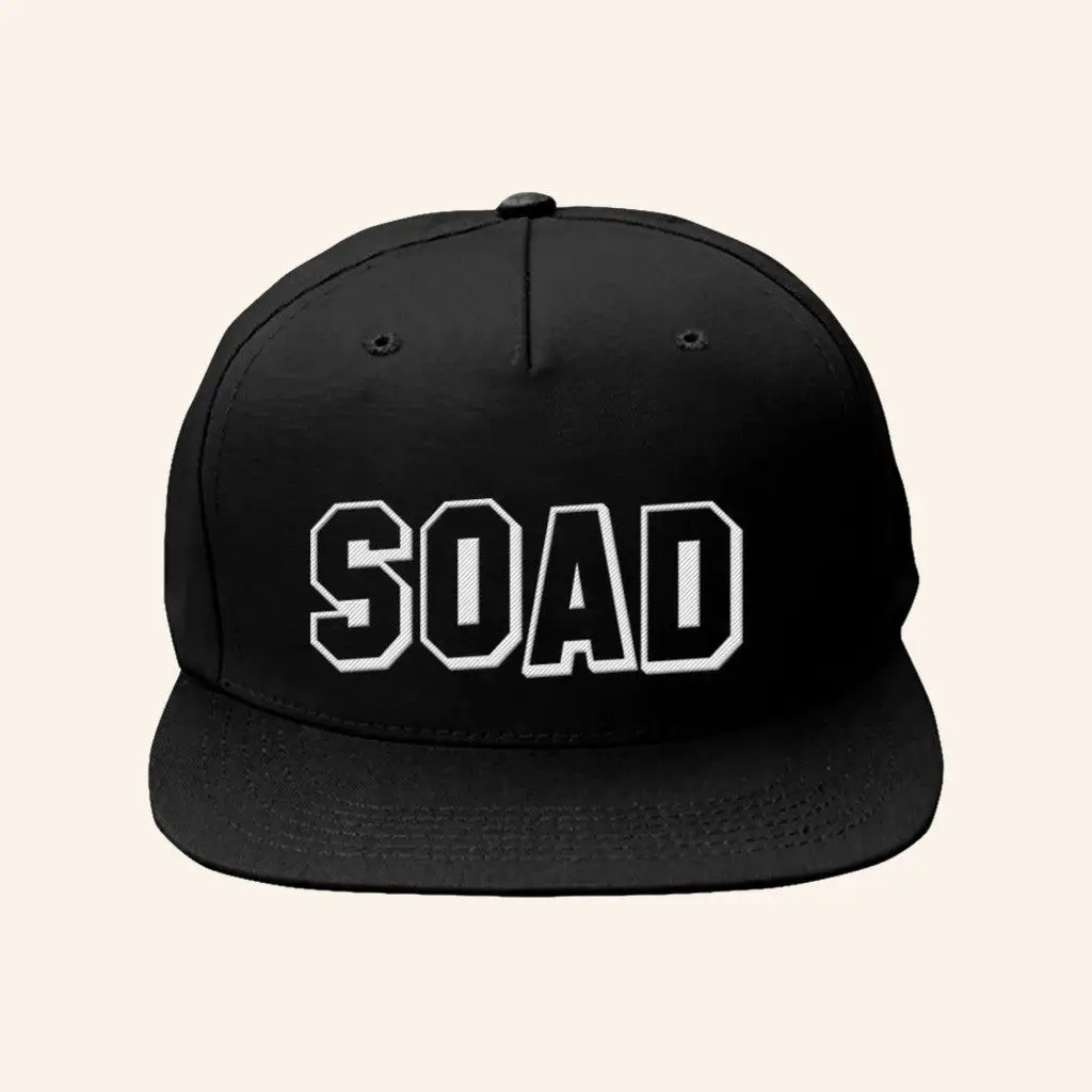 System Of A Down Merch Tour 2025 SOAD Hollywood Logo Embroidered Snapback Hat Dad Gifts -WearandDecor