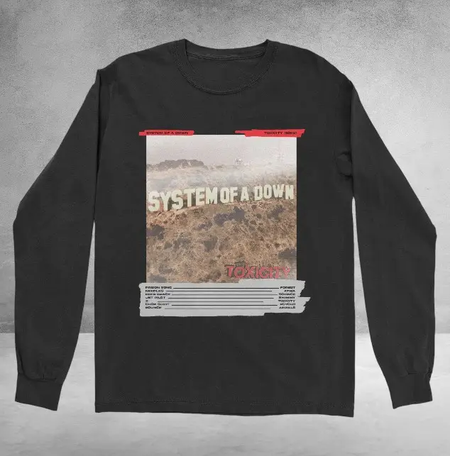 System Of A Down Sweatshirt Mixing Board Toxicity Clothing Gift Ideas For Fans