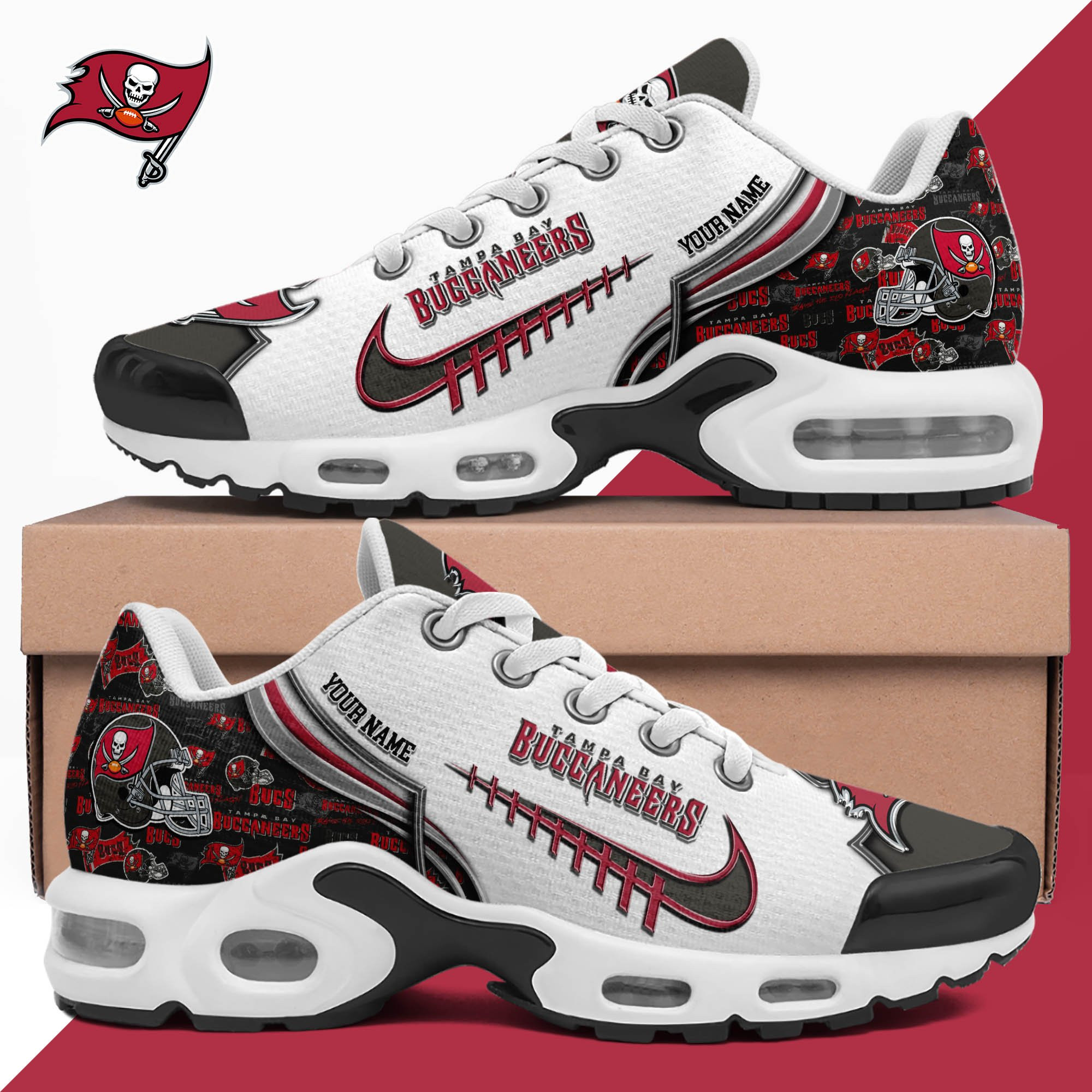 Tampa Bay Buccaneers Shoes 2026 Version Custom Your Name 642