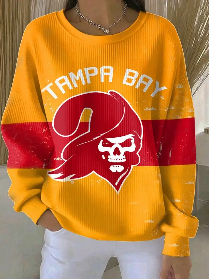 Tampa Bay Buccaneers Sweatshirt Women's Game Day Fan Merch Tampa Bay Bucs Gifts For Her