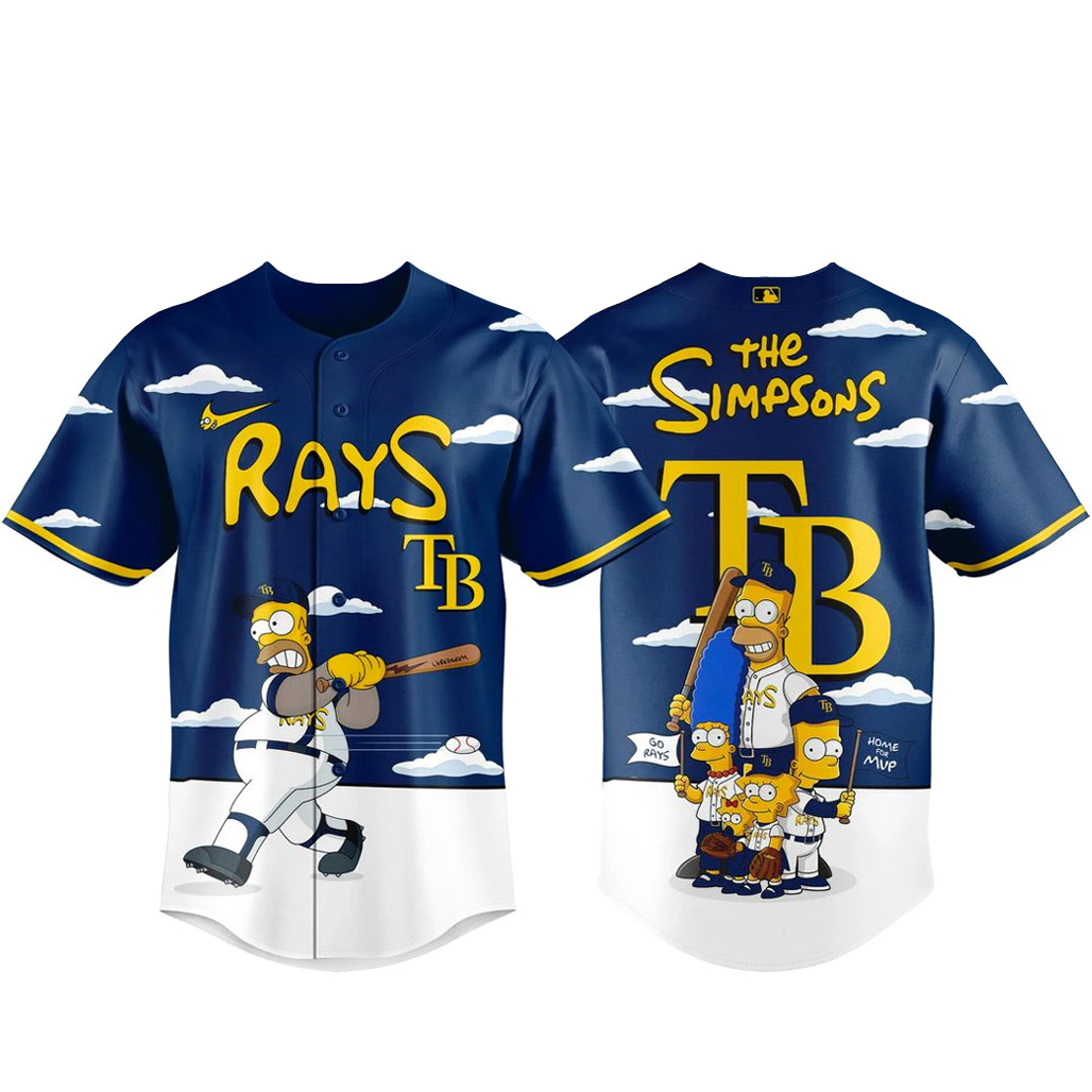 Tampa Bay Rays x The Simpsons Wonderbat 2026 Baseball Jersey