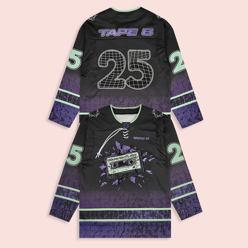 Tape B Merch Exploded 25 Hockey Jersey Great Gifts Ideas For DJ Lovers