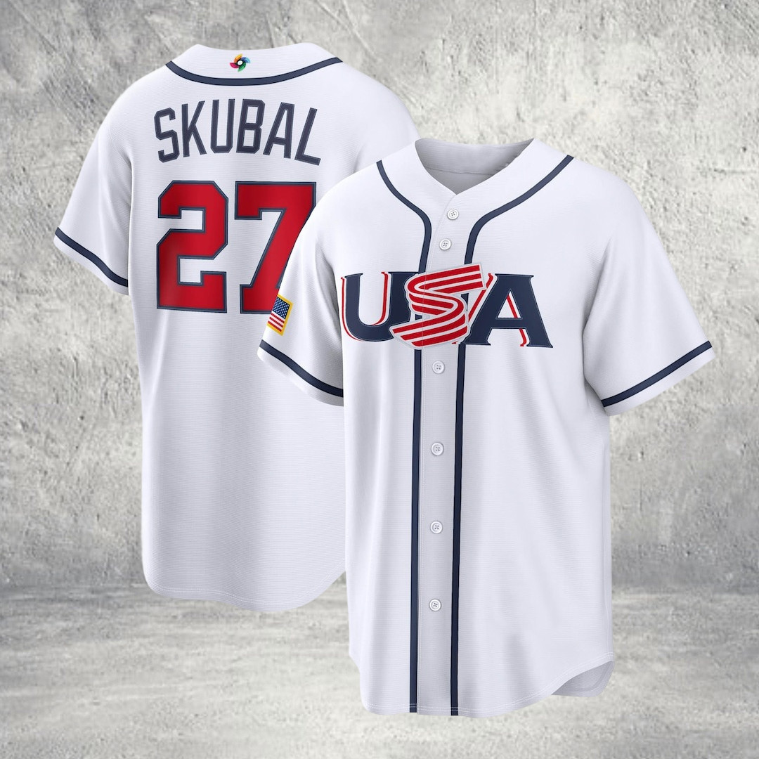 Tarik Skubal USA Baseball 2026 World Baseball Jersey WBC 2026 Merch Team USA Outfit