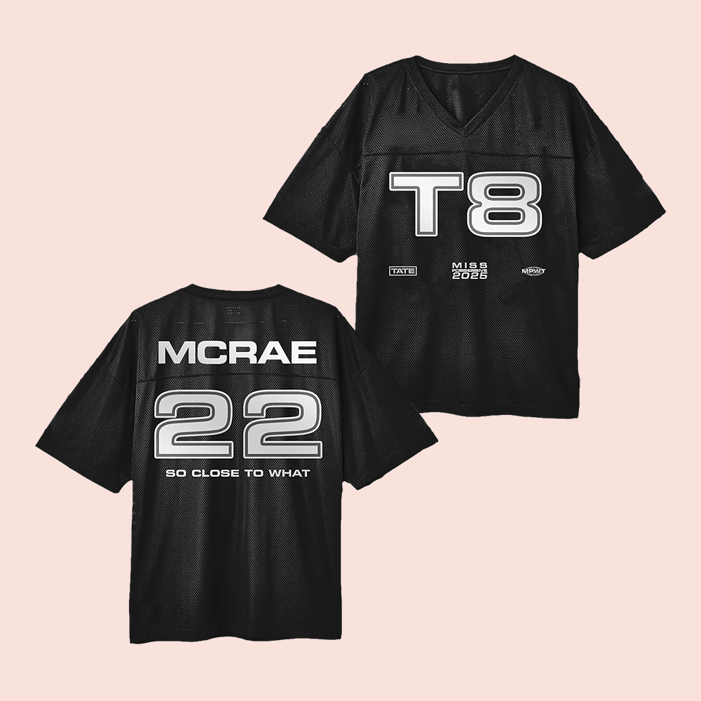 Tate McRae Merch HOME Jersey So Close To What Jersey Gifts For Fans