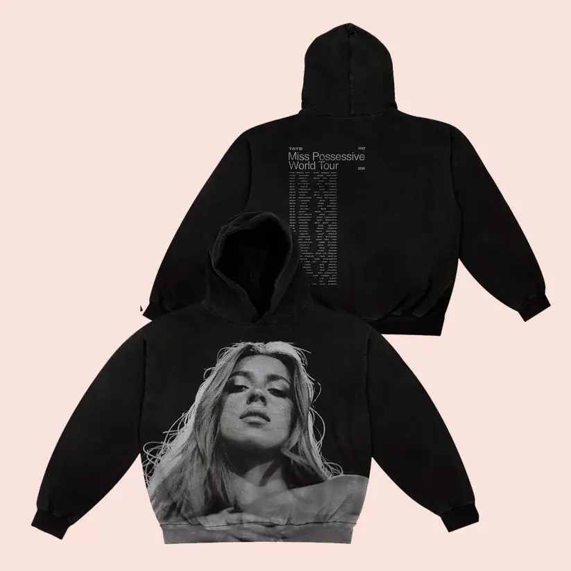 Tate McRae Photo Tour Hoodie Music Apparel Tate McRae Lover Present Ideas Tate McRae Photo Tour Hoodie Music Apparel Tate McRae Lover Present Ideas - Image 1