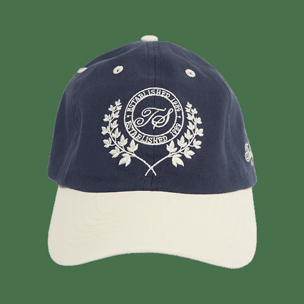 Taylor Swift Crest Navy Hat Swifties Summer Gift for Girlfriend Official Merch Gifts For BFF Taylor Swift Crest Navy Hat Swifties Summer Gift for Girlfriend Official Merch Gifts For BFF - Image 1