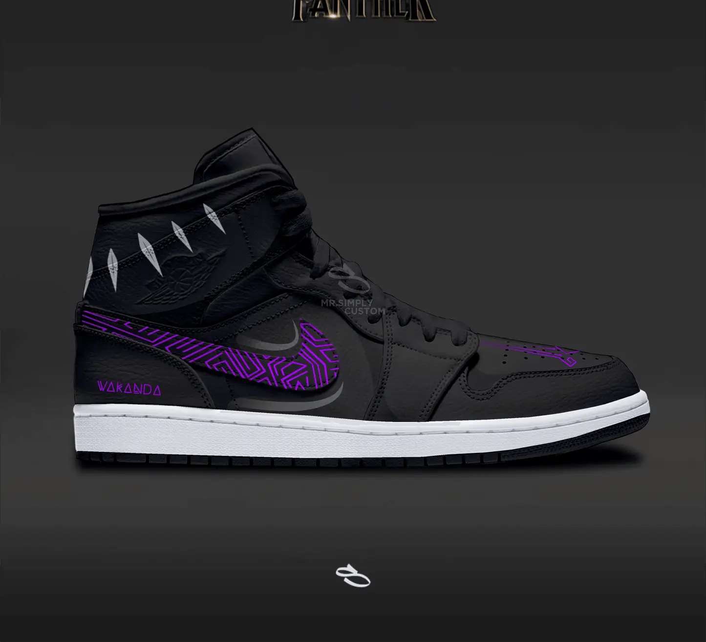 T'Challa Black Panther Air Jordan T'Challa Black Panther Air Jordan - Image 1