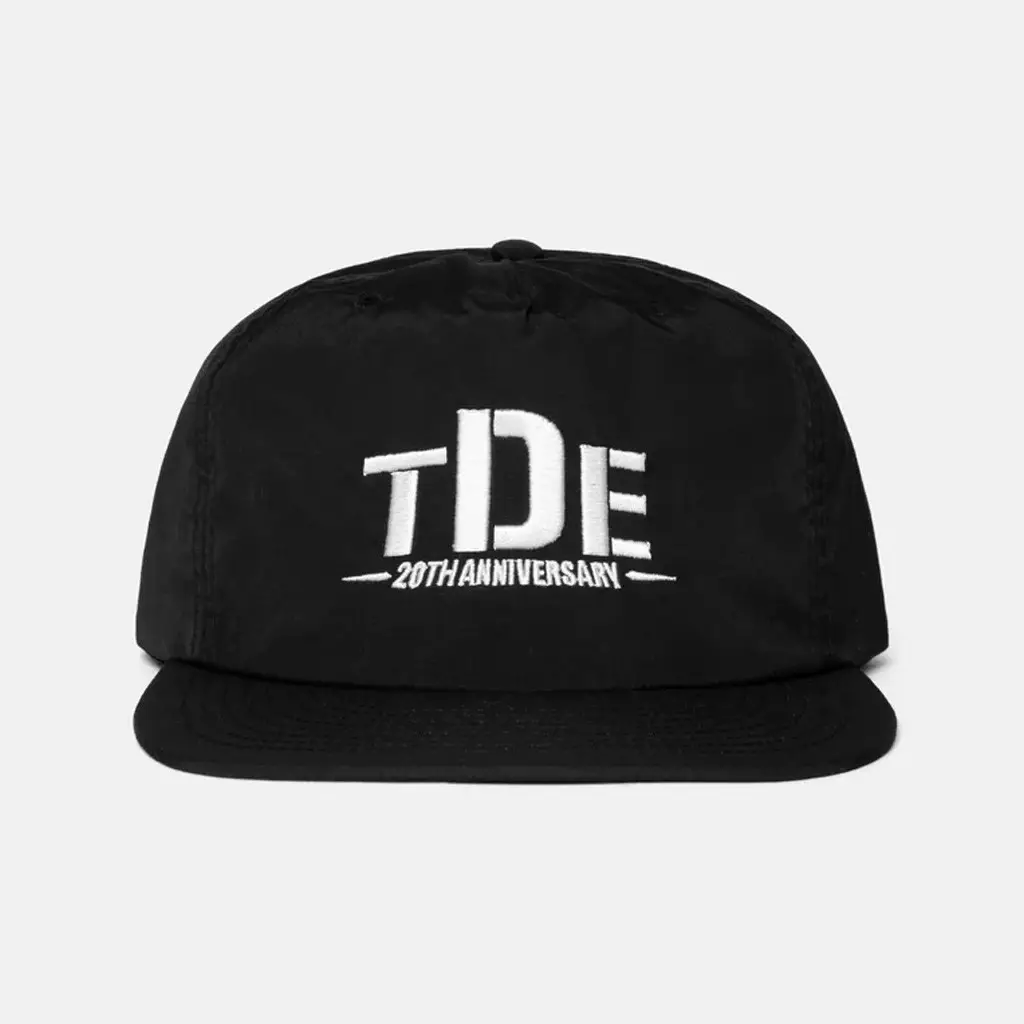 TDE Merch TDE 20th Logo Embroidered Black Snapback Hat Christmas Gift Ideas For Him - Wear&Decor