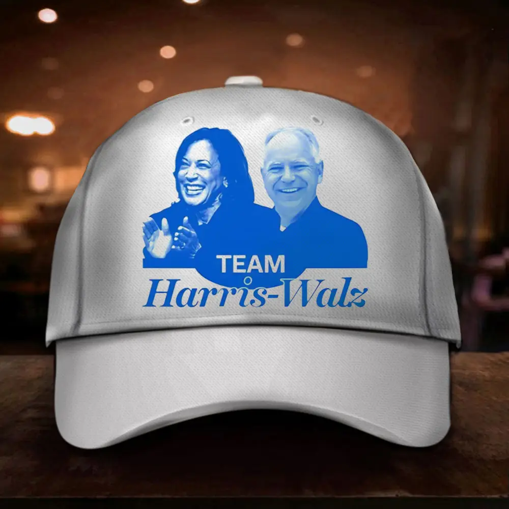 Team Harris Walz 2024 Hat Vote For Harris Walz President Campaign Hat Gifts For Daddy