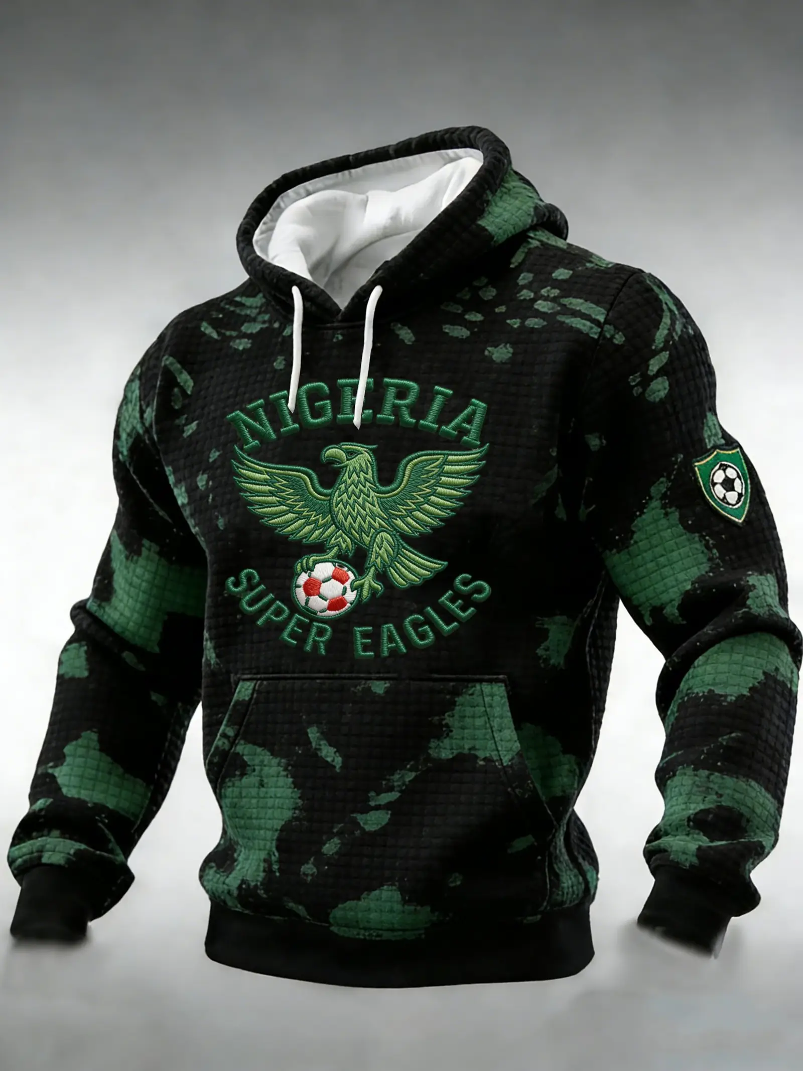 Team Nigeria 2026 World Cup Merch Super Eagles Soccer Emblem Hoodie Gifts For Fans Team Nigeria 2026 World Cup Merch Super Eagles Soccer Emblem Hoodie Gifts For Fans - Image 1