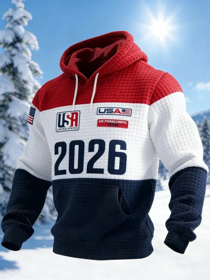 Team Paralympic USA Milano Hoodie Cortina 2026 Olympics Clothing Gift Idea Team Paralympic USA Milano Hoodie Cortina 2026 Olympics Clothing Gift Idea - Image 1