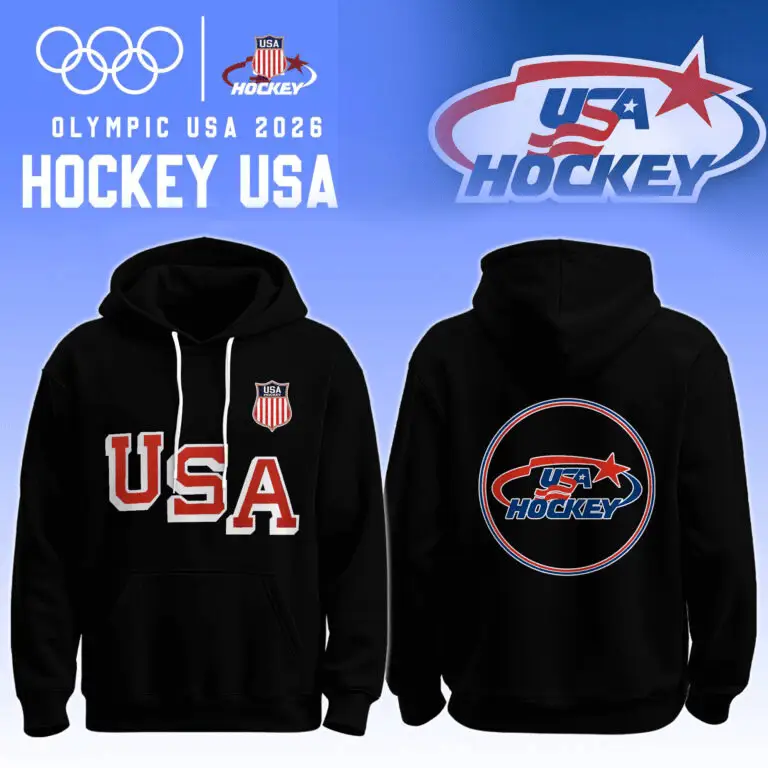 Team USA 2026 Olympic Hockey Hoodie USA Ice Hockey Merch Olympics Milano Cortina