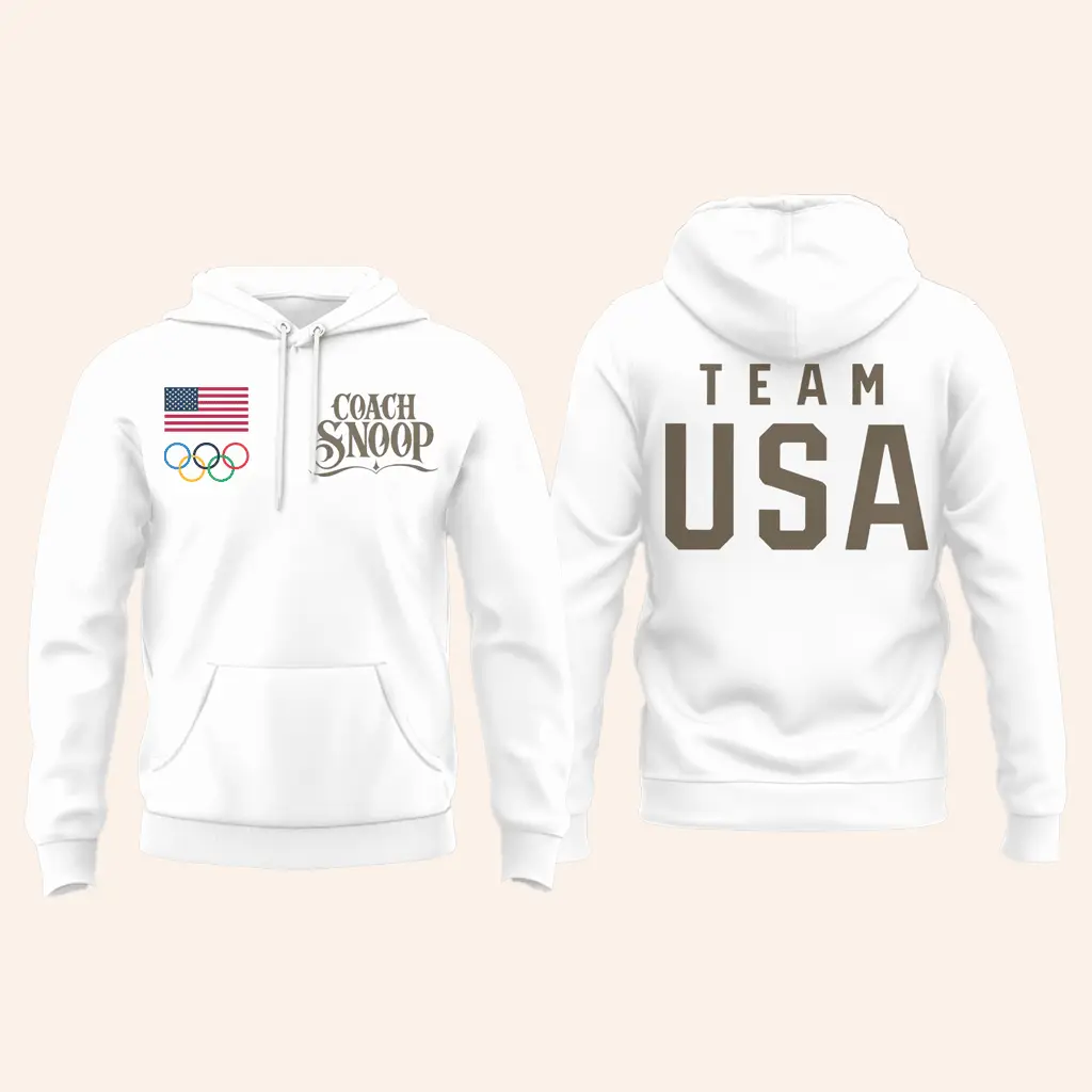 Team USA 2026 Olympic Milano Cortina Hoodie Coach Snoop Dogg Winter Olympics Team USA Merch