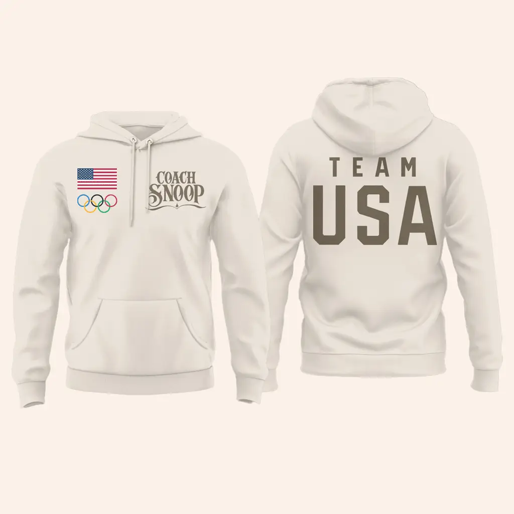 Team USA 2026 Olympic Milano Cortina Hoodie Coach Snoop Winter Sports Team USA Merch Fan Gifts