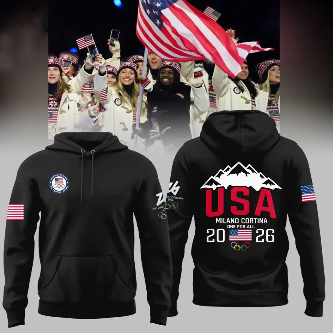 Team USA 2026 Olympic Milano Cortina Hoodie Olympic Theme Gift Ideas