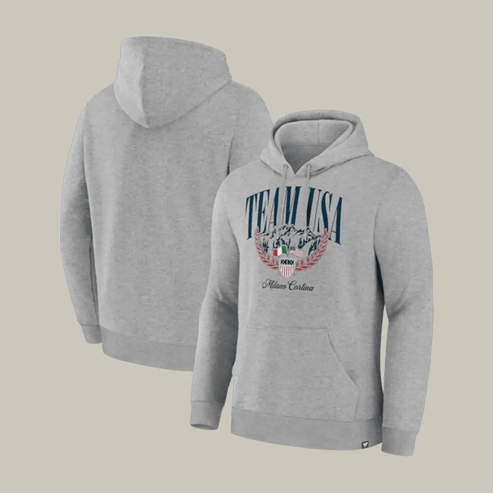 Team USA 2026 Winter Olympics Hoodie Milano Cortina 2026 Hoodie Winter Sport Lover Gift