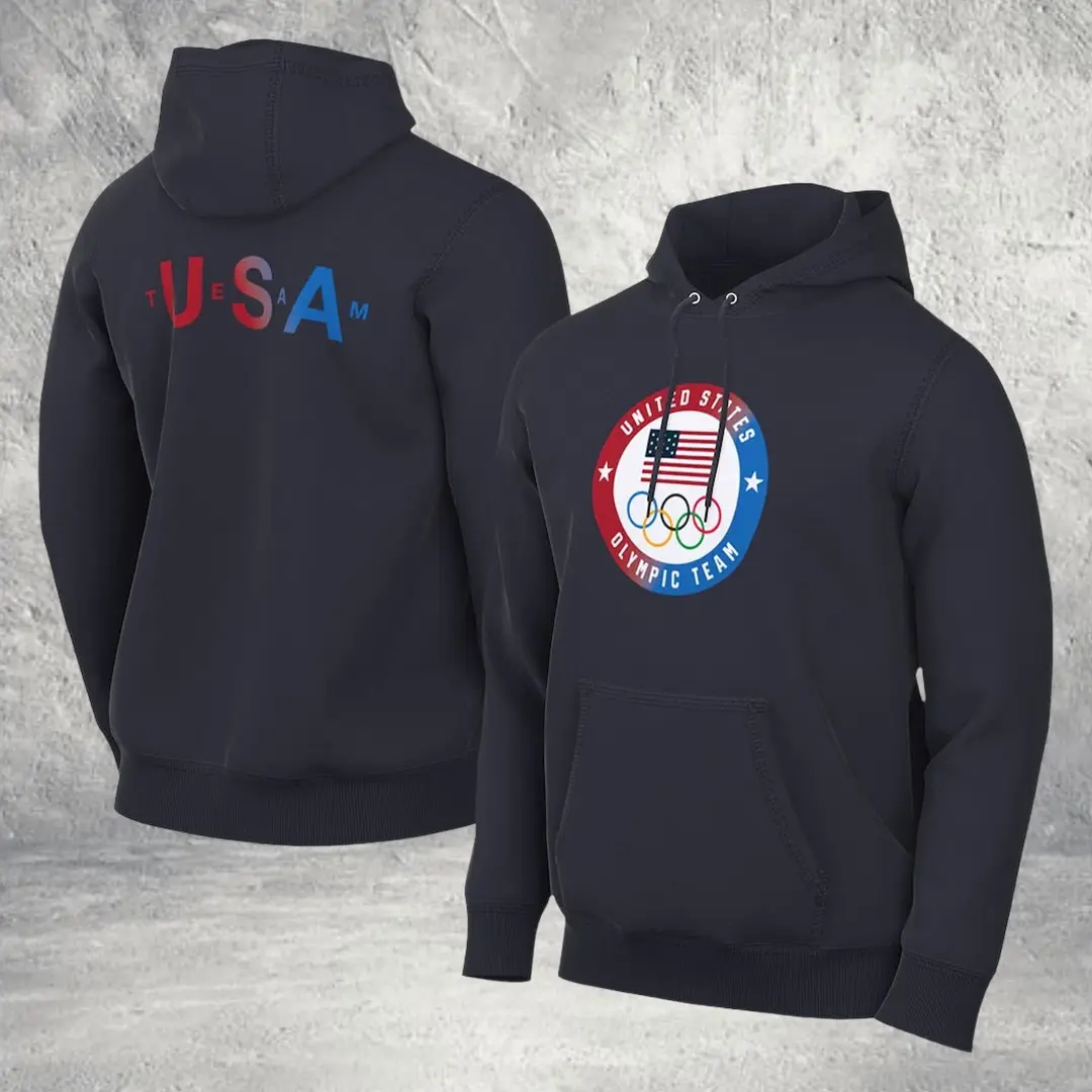 Team USA 2026 Winter Olympics Milano Cortina Hoodie Olympic Theme Outfit Gift Ideas