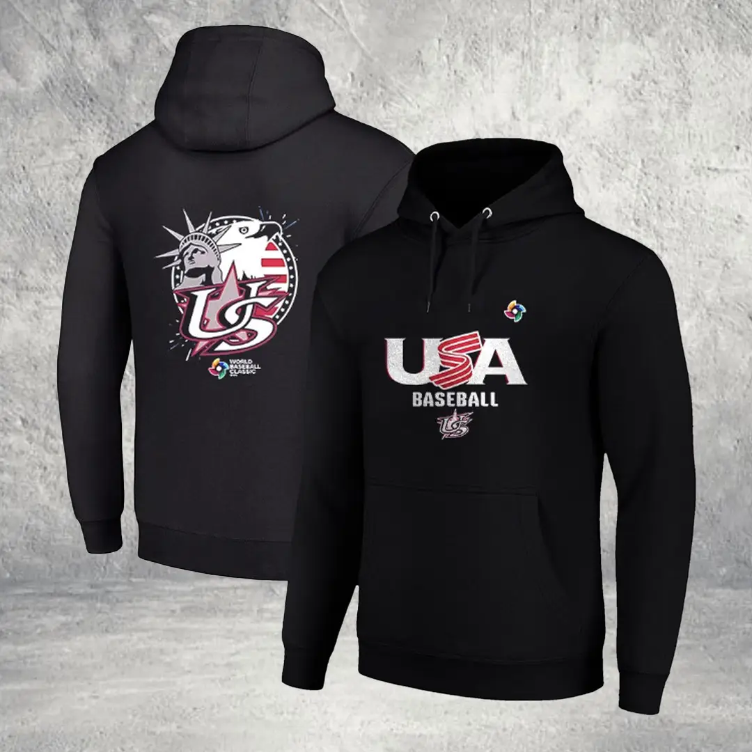 Team USA Baseball 2026 Hoodie World Baseball Classic Apparel WBC 2026 Theme Outfit
