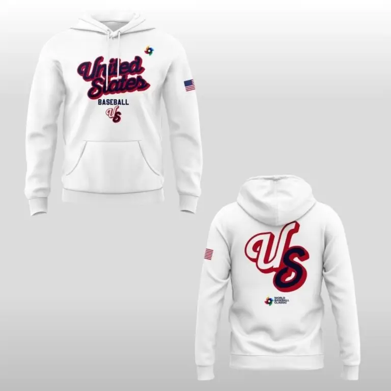 Team USA Baseball Hoodie Team USA World Baseball Classic 2026 Merch Gifts for Fans