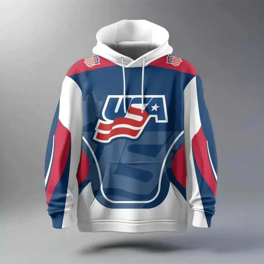 Team USA Ice Hockey 2026 Winter Olympics Hoodie Team USA Merch Gifts For Hockey Enthusiasts