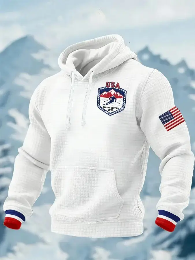 Team USA Ice Hockey 2026 Winter Olympics Hoodie Team USA Milano Cortina Hoodie Gifts For Fans