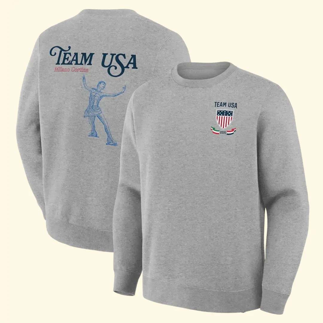 Team USA Milano Cortina 2026 Winter Olympics Figure Skating Sweatshirt Olympic Outfit