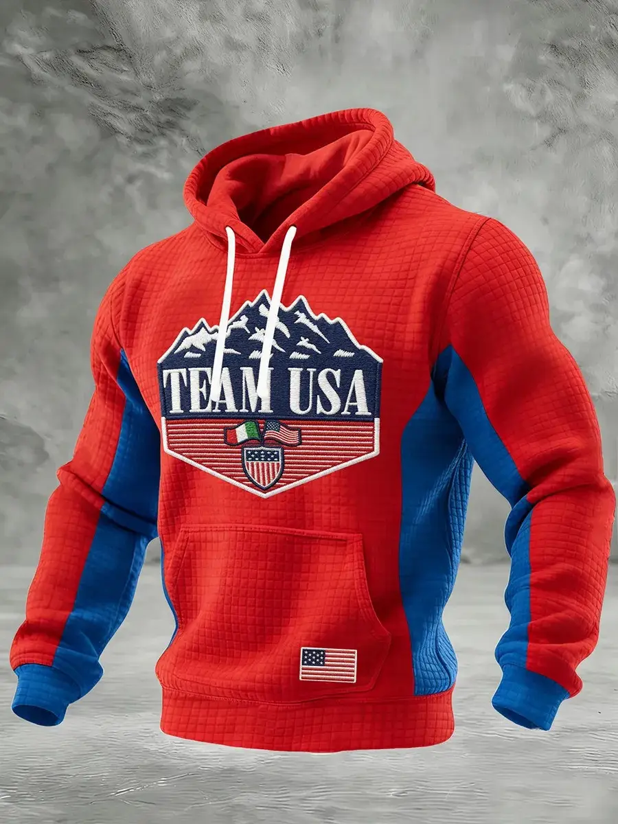 Team USA Milano Cortina 2026 Winter Olympics Hoodie Team USA Good Clothes For Men