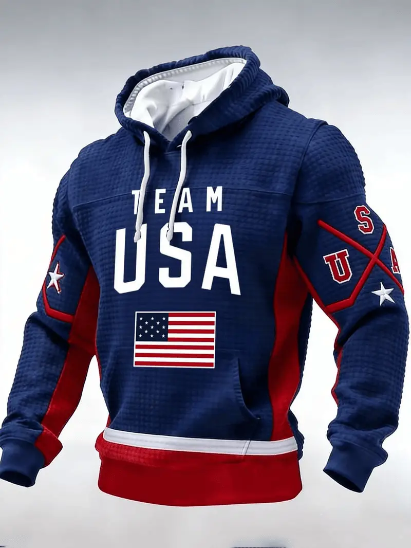 Team USA Milano Cortina 2026 Winter Olympics Hoodie USA Hockey Shop for Men