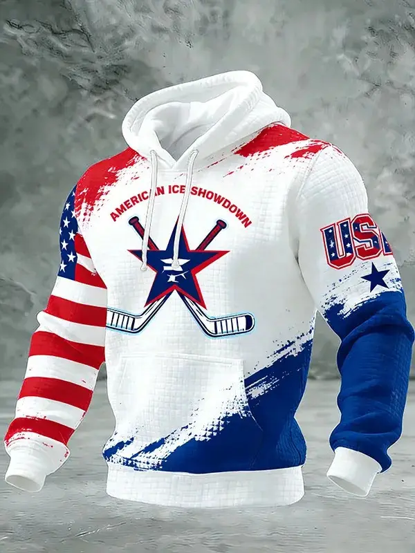 Team USA Milano Cortina 2026 Winter Olympics Hoodie USA Ice Showdown Merch Gift