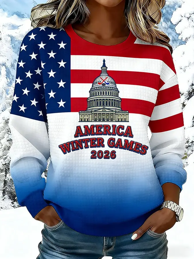 Team USA Milano Cortina Sweatshirt USA Ice Hockey Winter Olympics 2026 Outfit Gift Ideas