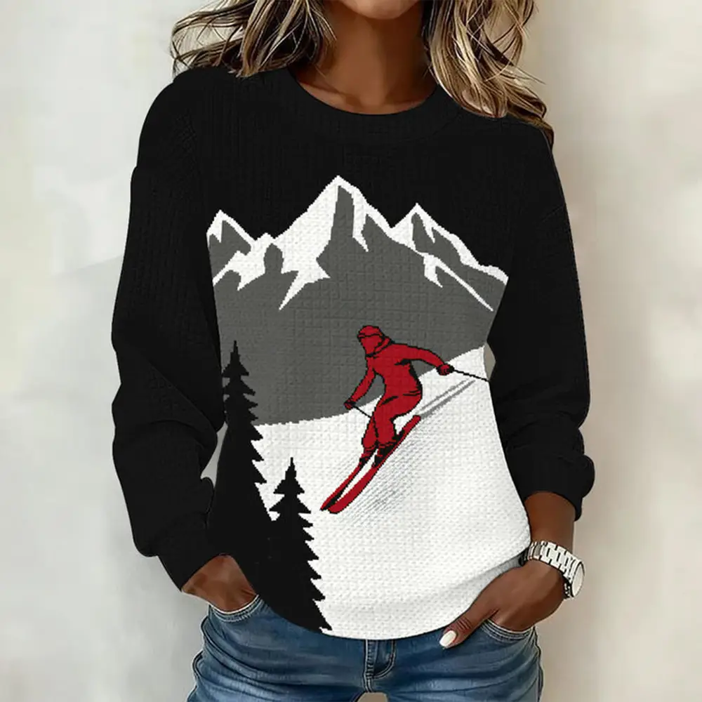 Team USA Skiing 2026 Sweatshirt Milano Cortina 2026 Olympic Clothing Fan Gift Ideas Team USA Skiing 2026 Sweatshirt Milano Cortina 2026 Olympic Clothing Fan Gift Ideas - Image 1