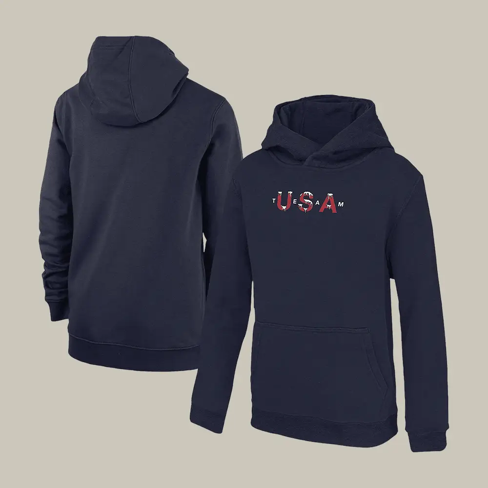 Team USA Snow Club Hoodie Milano Cortina 2026 Hooded Sweatshirt Team USA Fan Gift