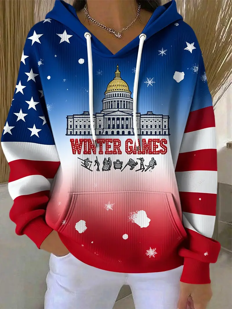 Team USA Winter Olympics 2026 Hoodie Milano Cortina Apparel Women's