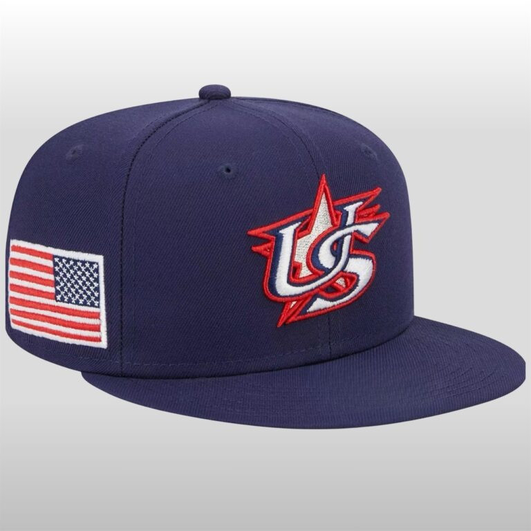 Team USA World Snapback Hat Embroidered American Flag Team USA Winter Olympics Merch Fan Gifts