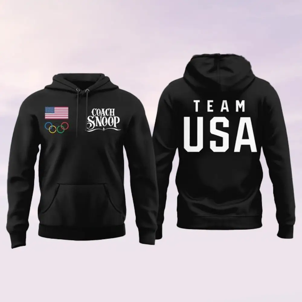 Team USA x Snoop Dogg Coach Winter Olympics 2026 Milano Cortina Hoodie Gift For Fans Team USA x Snoop Dogg Coach Winter Olympics 2026 Milano Cortina Hoodie Gift For Fans - Image 1