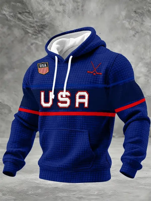 Teams Hockey USA Hoodie Game Day Sport Apparel Unique Gift For Hockey Lovers