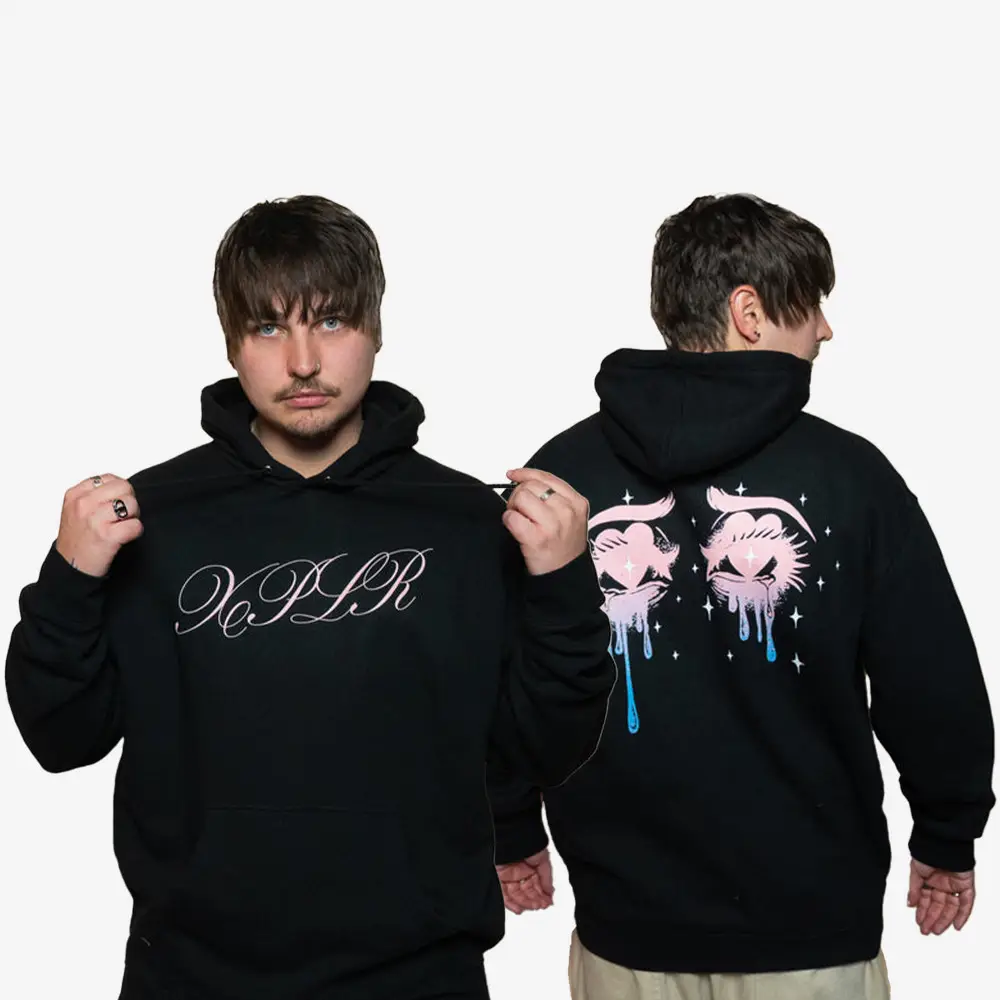 Tears Hoodie Crying Eyes Graphic Sam And Colby Merch Gift Ideas For Boyfriend