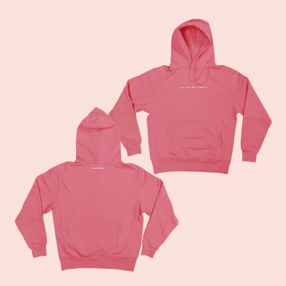 Tell Your Dog I Said Hi Merch Classic Hoodie Awesome Gifts For Dog Lovers For Her