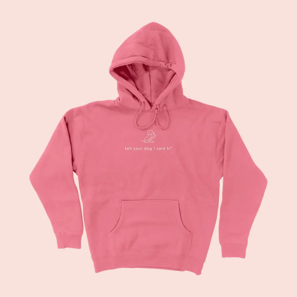 Tell Your Dog I Said Hi Merch Waving Dog Hoodie Gifts For People Who Love Dogs
