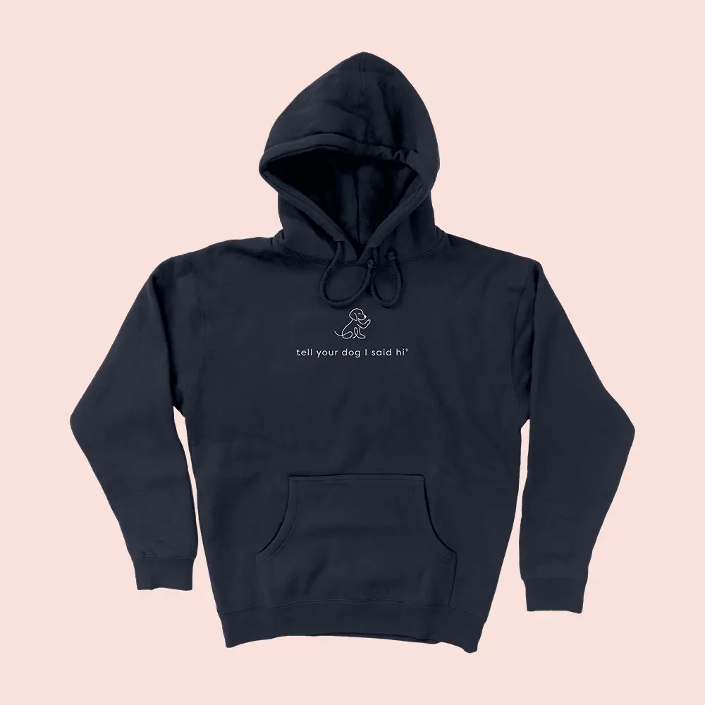Tell Your Dog I Said Hi Merch Waving Dog Hoodie Presents For Dod Lovers Person