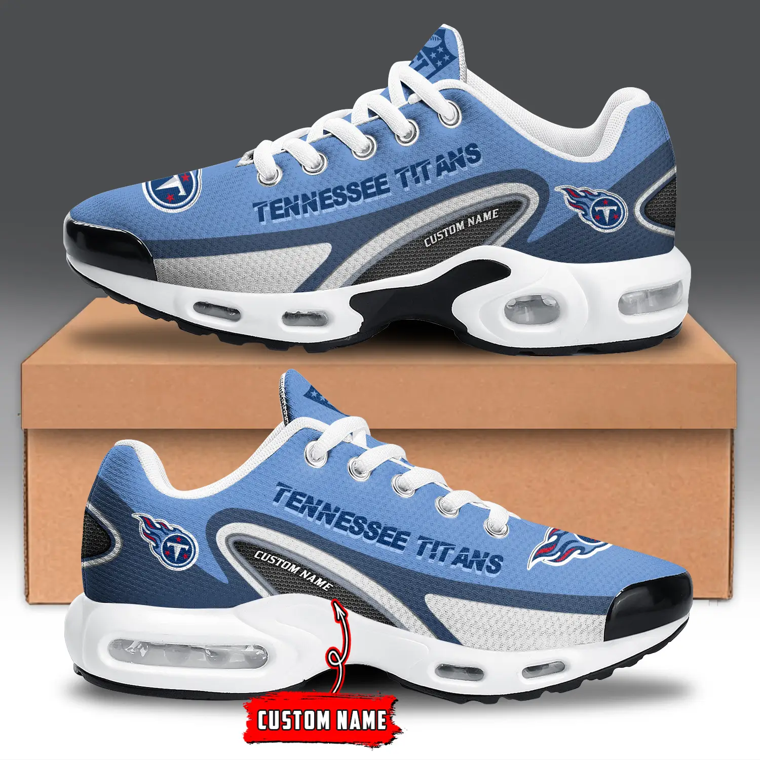 Tennessee Titans Air Max Plus Shoes Sneakers For Men And Women Tennessee Titans Air Max Plus Shoes Sneakers For Men And Women - Image 1