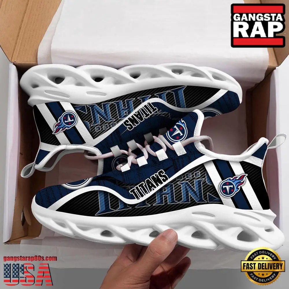 Tennessee Titans National Football League Clunky Air Max Shoes Air Cushion Sneakers Gift For Fans